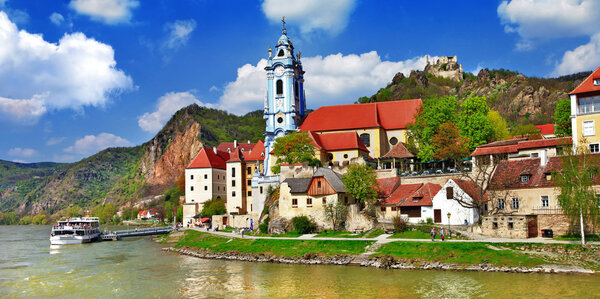 Durnstein near Vienna, lower Austria, pictoial Wachau valley