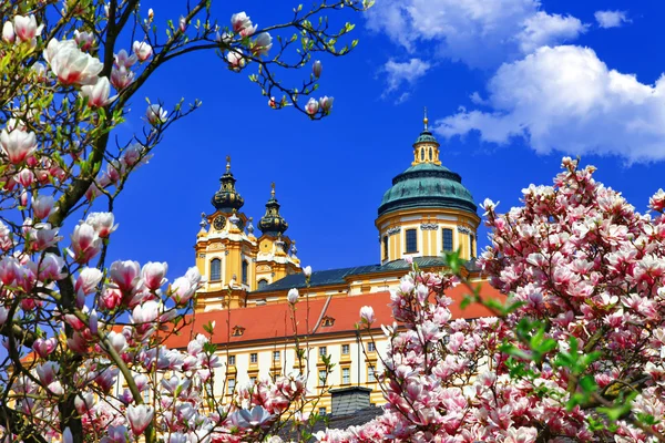 Benediktinerklostret i melk, Österrike — Stockfoto