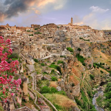 cave city, antik matera görüntüleyin. balsilicata, İtalya