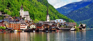 Hallstatt - güzel Alp Köyü, Avusturya