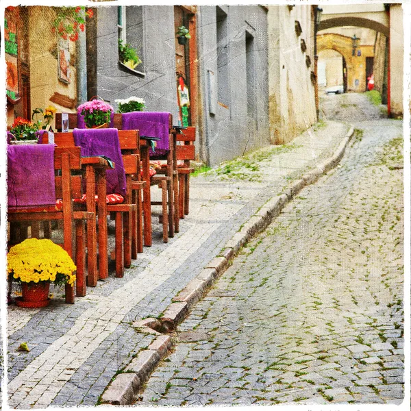 Charming old streets — Stock Photo, Image