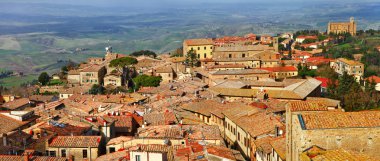 toscana, volterra Ortaçağ şehirleri. İtalya