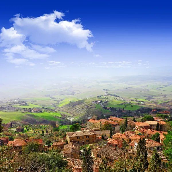 Natursköna Toscana, Volterra, Italien — Stockfoto