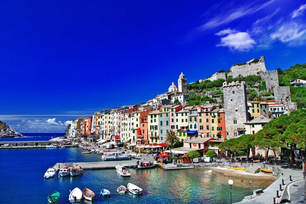 Portovenere, scenografica costa ligure d'Italia — Foto Stock