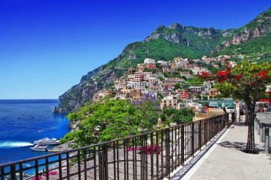 güzel positano, İtalya'nın amalfi coast