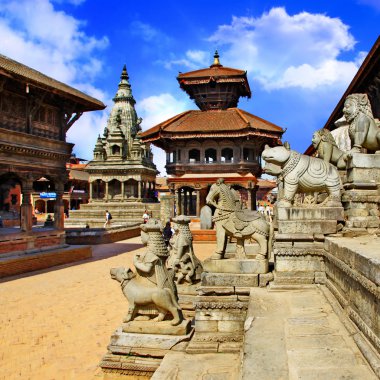 Nepal tapınaklar-bhaktapur, durbar Meydanı