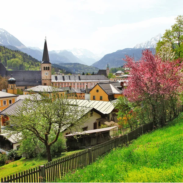 Alpen manzaralar - berchtesgaden, Alman-Avusturya sınırı — Stok fotoğraf