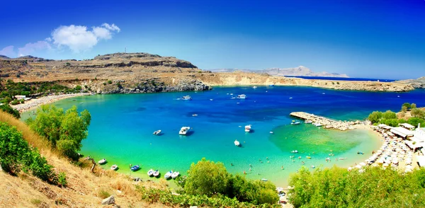 Beach of Rhodes island — Stock Photo, Image