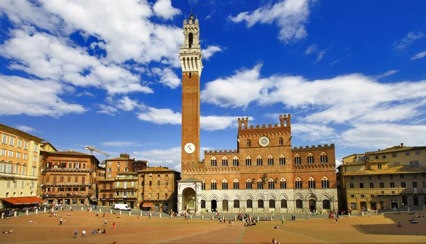 Hermosa Siena, Toscana, Italia — Foto de Stock