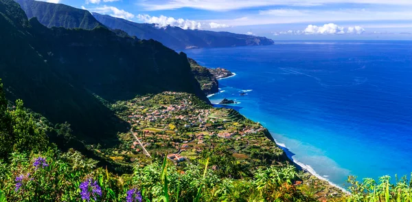 Vacker Utsikt Och Natur Över Madeira Utsikt Miradouro Beira Quinta — Stockfoto