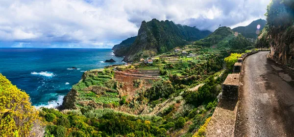 Ostrov Madeira Neuvěřitelná Krása Přírody Pohled Miradouro Sao Cristovao Působivou — Stock fotografie