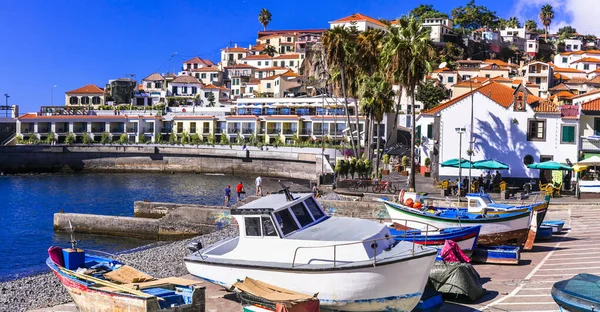 Affascinante Villaggio Pescatori Tradizionale Camara Lobos Destinazione Turistica Popolare Madeira — Foto Stock