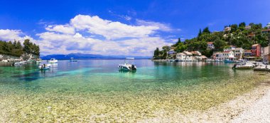 Paxos, Yunanistan 'ın İyon adaları. Lakka Köyü. Yunan yaz tatili