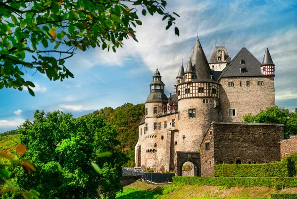 Castillo Burresheim Castillo Medieval Noroeste Mayen Rheinland Pfalz Alemania Viajes —  Fotos de Stock