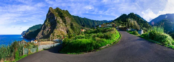 Ostrov Madeira Neuvěřitelná Krása Přírody Pohled Miradouro Sao Cristovao Působivou — Stock fotografie