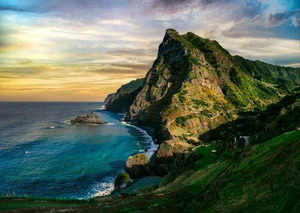 Madeiras Otroligt Vacker Natur Utsikt Miradouro Över Sao Cristovao Med — Stockfoto