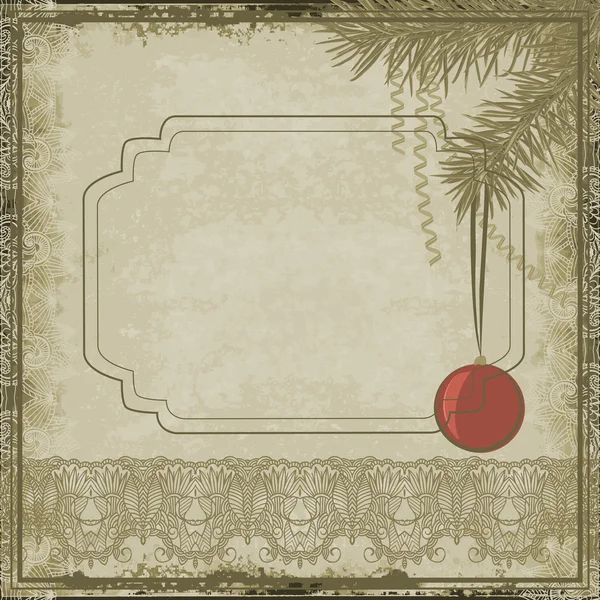 Kerstmis briefkaart. — Stockvector