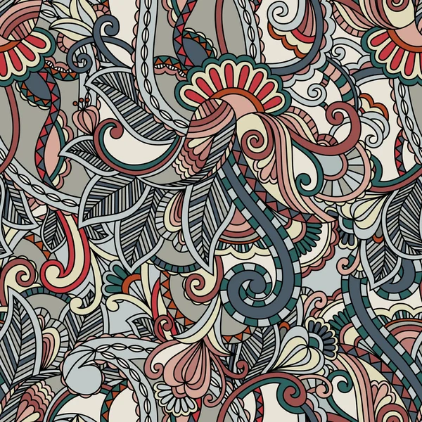 Fond de motif sans couture. Conception de Paisley — Image vectorielle