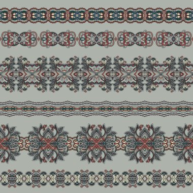 çeşitli süs şeritler kümesi. çok renkli serisi