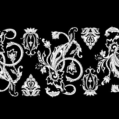 desenli desen çizilmiş. tek renkli kesintisiz arka plan