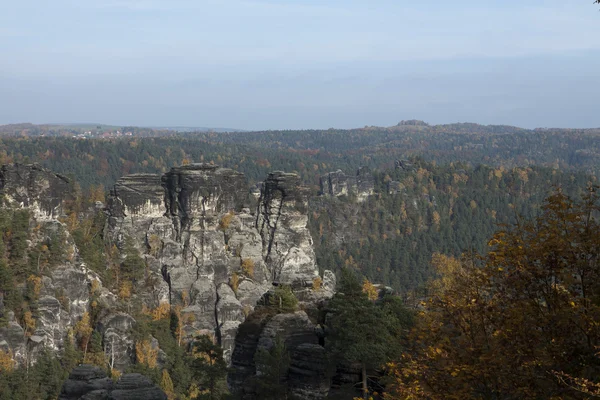 Skały Bastei — Zdjęcie stockowe