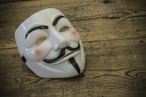 Máscara anónima — Fotografia de Stock