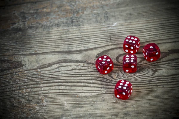 Dados sobre a mesa — Fotografia de Stock