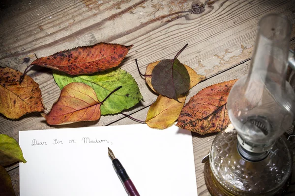 Old fashioned letter — Stock Photo, Image