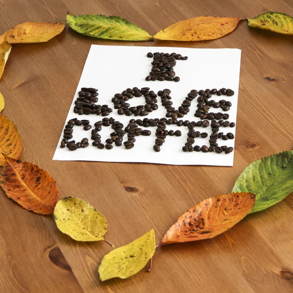 Amo il caffè — Foto Stock