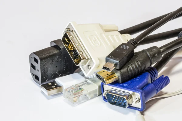 Cables informáticos — Foto de Stock