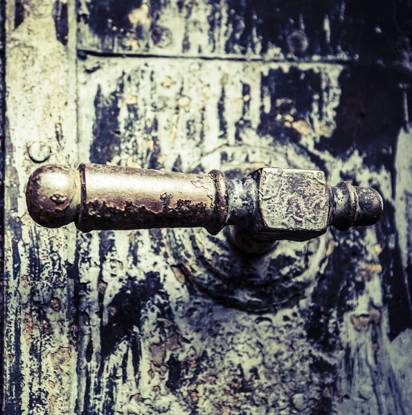 Beautiful old door handle — Stock Photo, Image