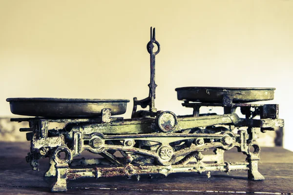 Old Antique misurazione del peso e articoli da cucina di peso — Foto Stock