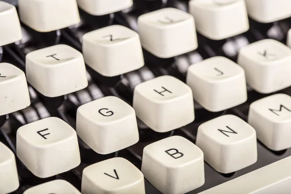 Zbliżenie stare maszyny do pisania listów — Zdjęcie stockowe