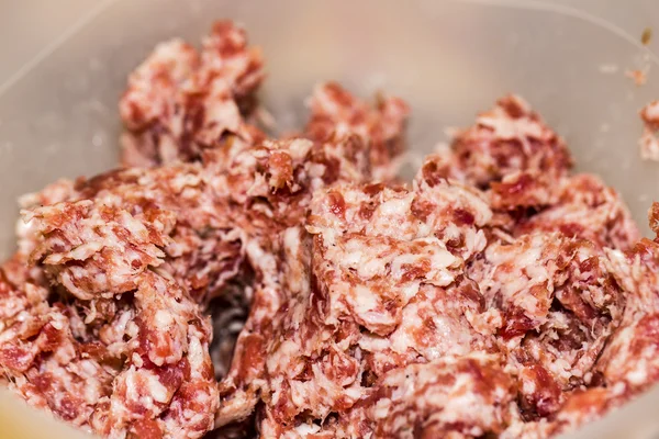 Making burger — Stock Photo, Image