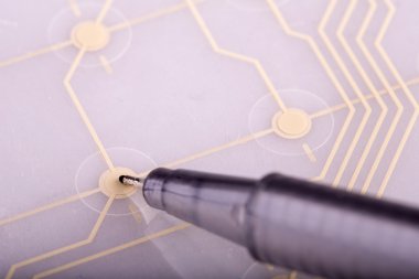 baskılı devre klavye