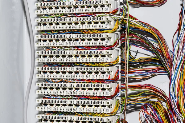 Panel de circuito de control de comunicación para teléfonos — Foto de Stock