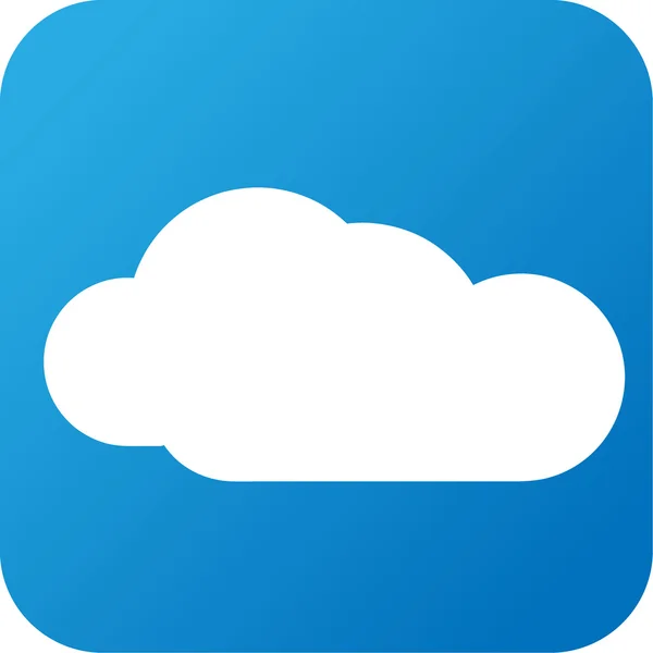 雲と天気 web アイコン — ストック写真
