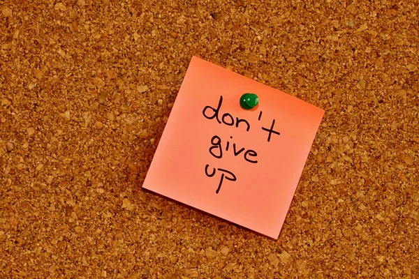 Notice board with sticky note pad — Stock Photo, Image