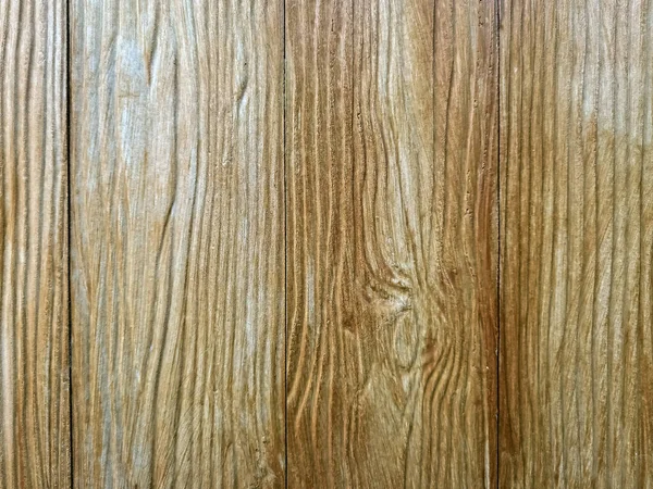 旧的棕色护壁板的花纹就像建造房屋时使用的真正的木料一样 棕色鞘木墙质感用作背景 带复制空间的假木板纹理背景 — 图库照片