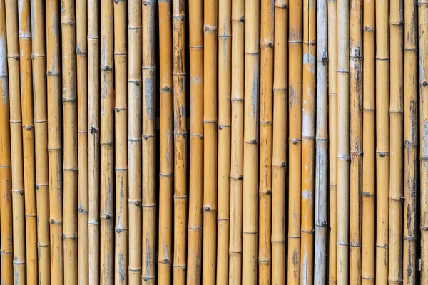 Parede Simples Bambu Tom Marrom Antigo Fundo Textura Cerca Bambu — Fotografia de Stock