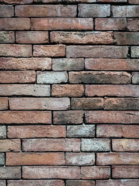 Mur Brique Marron Texture Fond Motif Mur Briques Brunes Texture — Photo