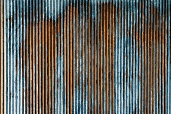 Artystyczna Stara Zardzewiała Ściana Blachy Cynkowej Klasyczny Styl Blachy Tekstury — Zdjęcie stockowe