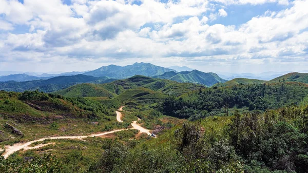 Hermoso Paisaje Noen Chang Suek Battle Elephant Hill Punto Vista — Foto de Stock