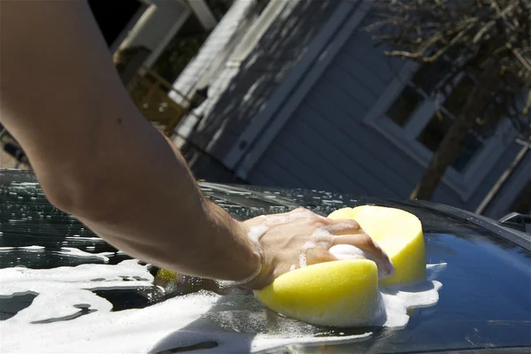 Tvättmaskin windscreen.jpg — Stockfoto