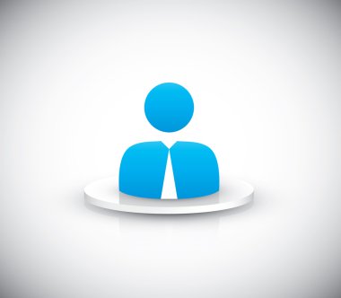 işadamı kullanıcı simge vektör