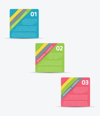 vektör çizim kağıt şerit şablon Infographic seçeneği elemanları eps10