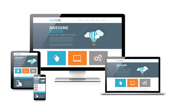 Современные приборы для векторной иллюстрации веб-дизайна
