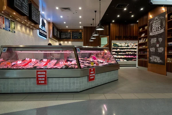 Townsville Queensland Austrália Novembro 2021 Talho Que Vende Carnes Frescas — Fotografia de Stock