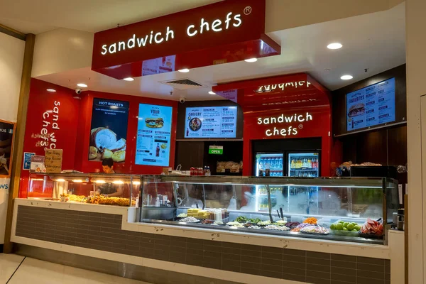 Townsville Queensland Australia Noviembre 2021 Sandwich Chefs Food Bar Centro — Foto de Stock