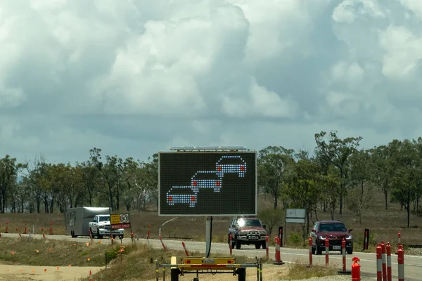 Bruce Highway Townsville Mackay Queensland Australia November 2021 Road Safety — стокове фото